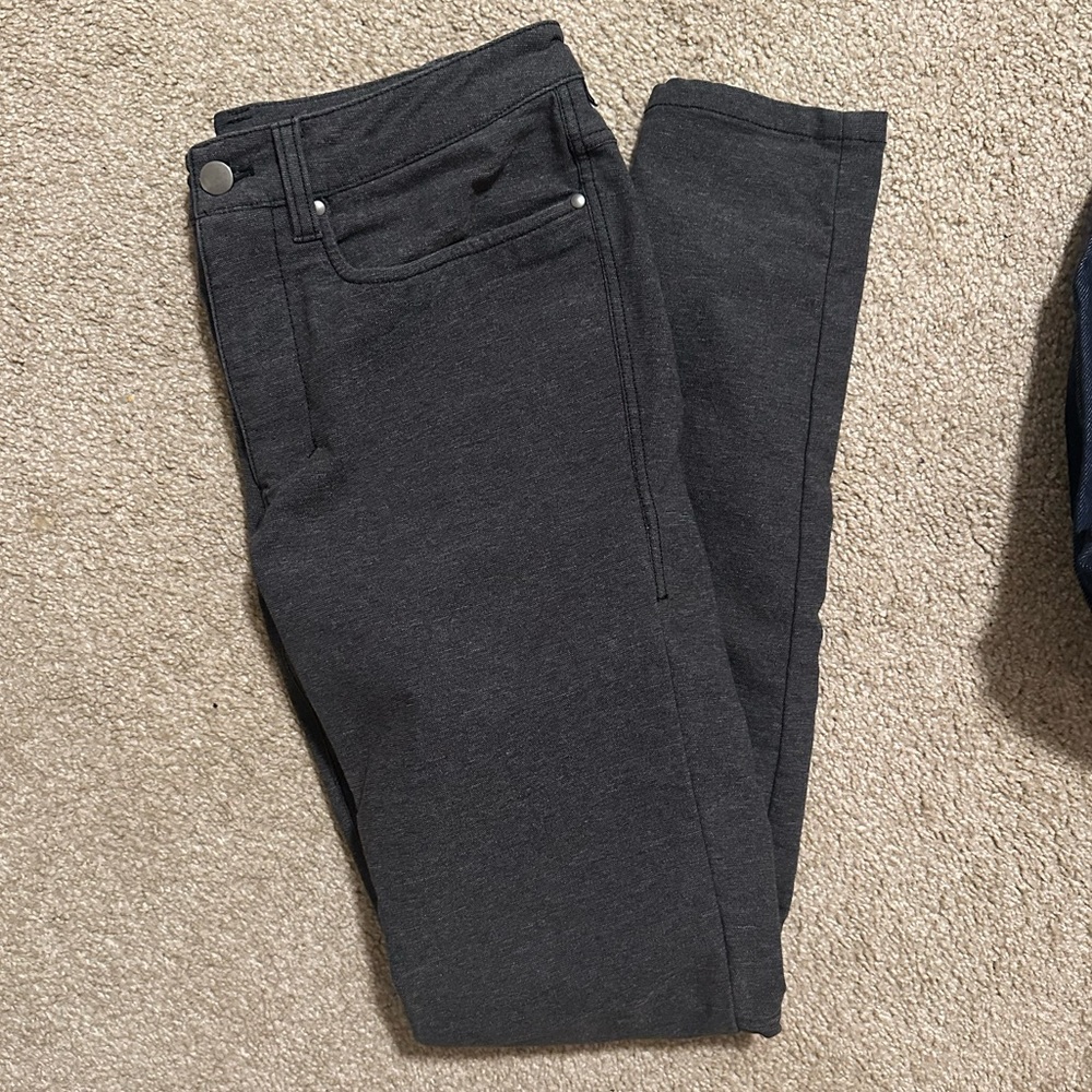 Lululemon ABC Pant Skinny 32" *Tech Canvas Heathers Black